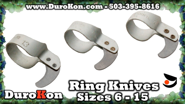 Ring Knives: Handy for Cutting Twine, Boxes, Tape, Film, Harvest with Finger