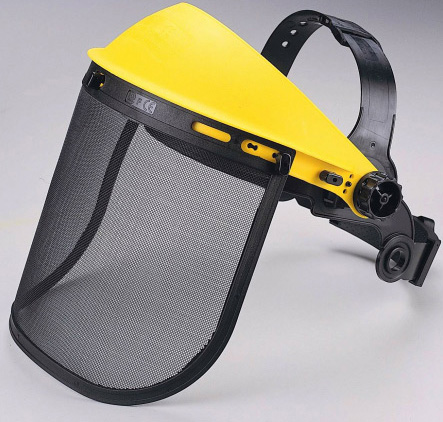 Zenport Face Shield FS825 Adjustable Wire Mesh Visor Face Shield, Protective Face Wear