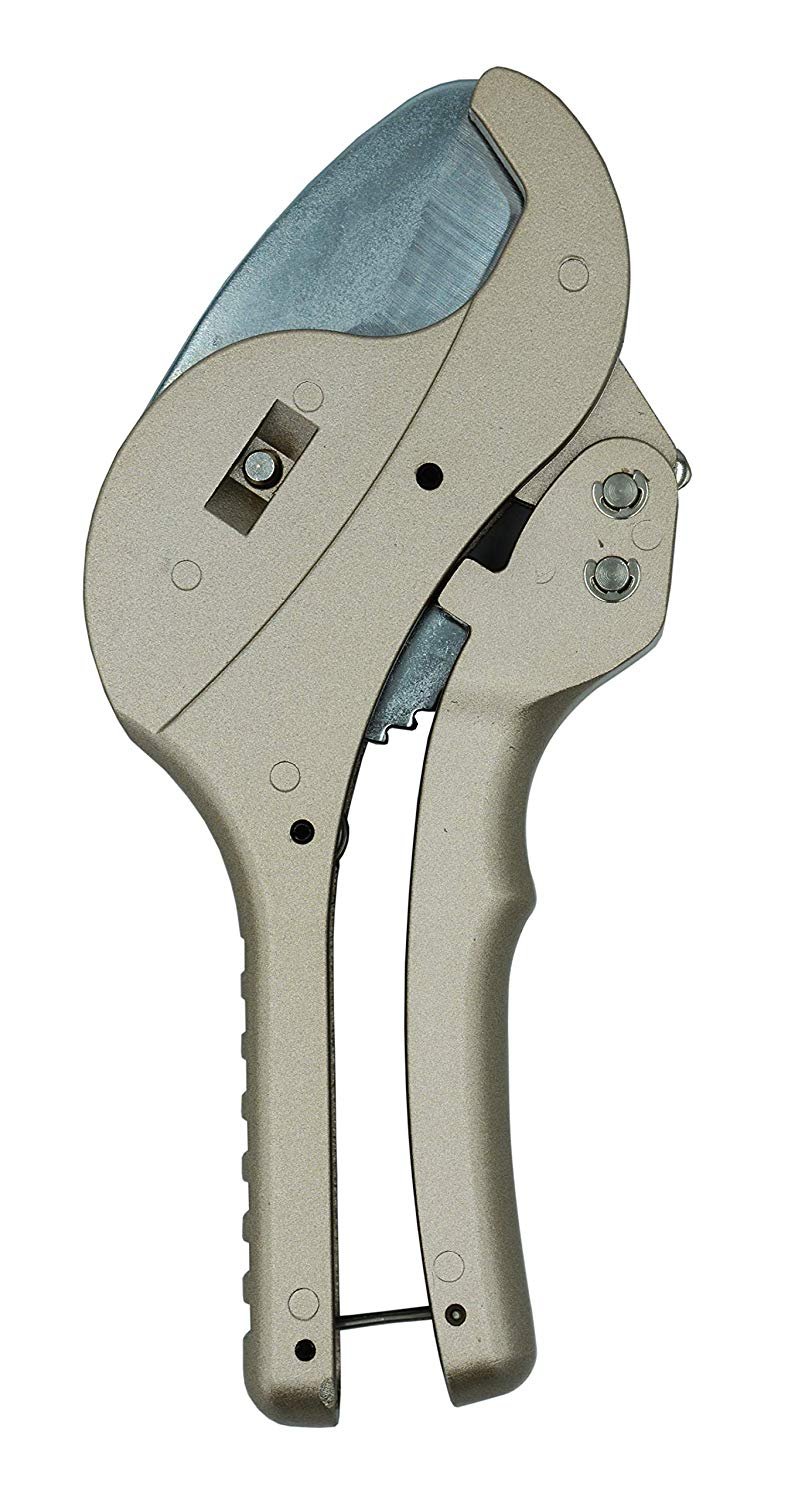 (image for) Zenport Q42 Pruner PVC Pipe Cutter, 1.65-inch Cut, Ratchet Action