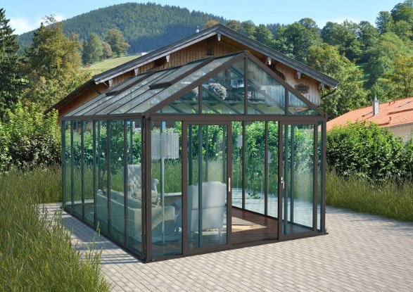 (image for) Zenport Versailles Sunroom SH1001D-2, 160.7- SqFt, 15.3 X 10.5-Feet