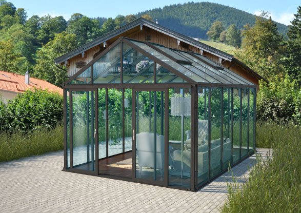 (image for) Zenport Versailles Sunroom SH1001D-2, 160.7- SqFt, 15.3 X 10.5-Feet