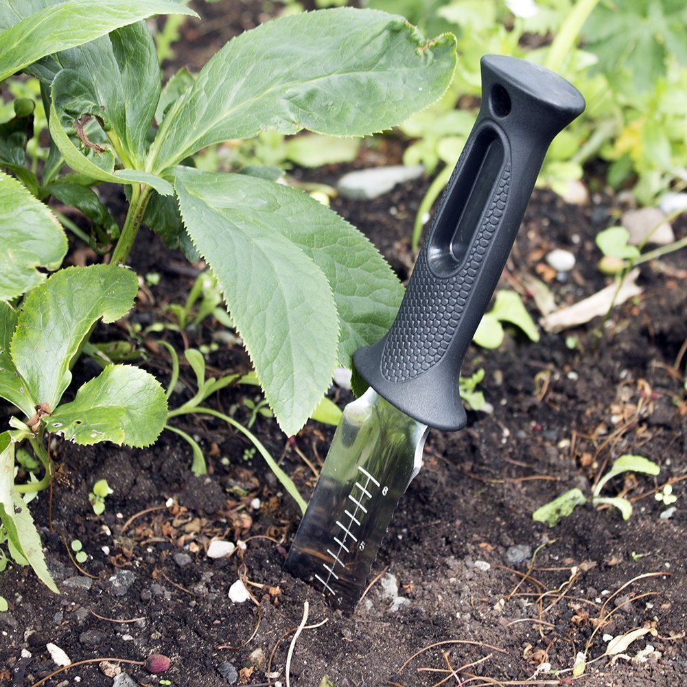 (image for) Zenport Soil Knife K247 Soil Knife with Sheath and 6-Inch Stainless Steel Serrated Blade