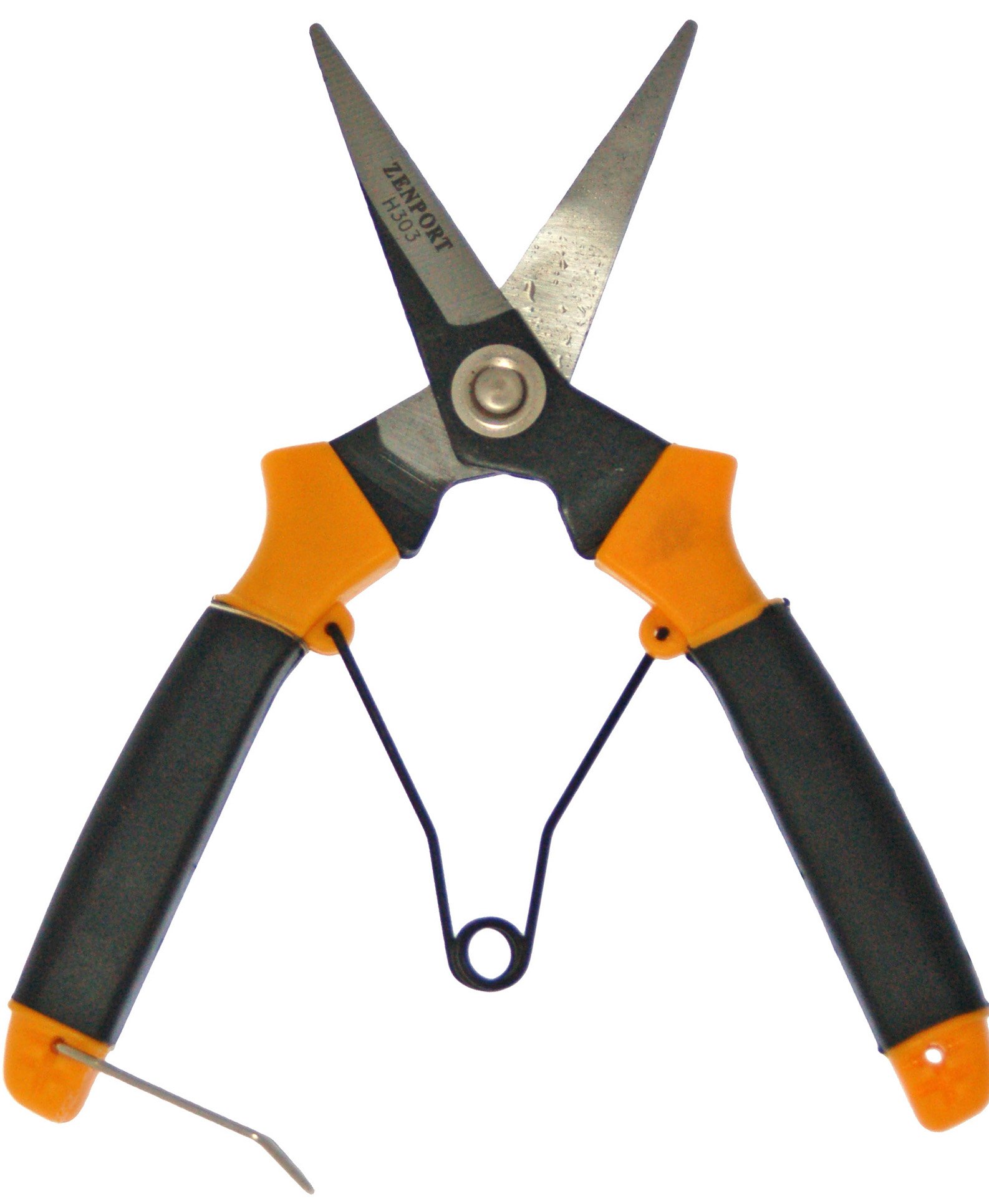 (image for) Zenport Shears H303 Needle Nose Shear, Wishbone Spring, Carbon Steel
