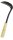(image for) Zenport Sickle J6-040 Clad Moon Weeding Sickle, Forged Carbon Steel