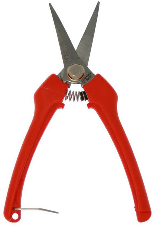 Zenport Shears H306SC Stainless Curved Fruit Shears (image for) Zenport Shears H306SC Stainless Curved Fruit Shears