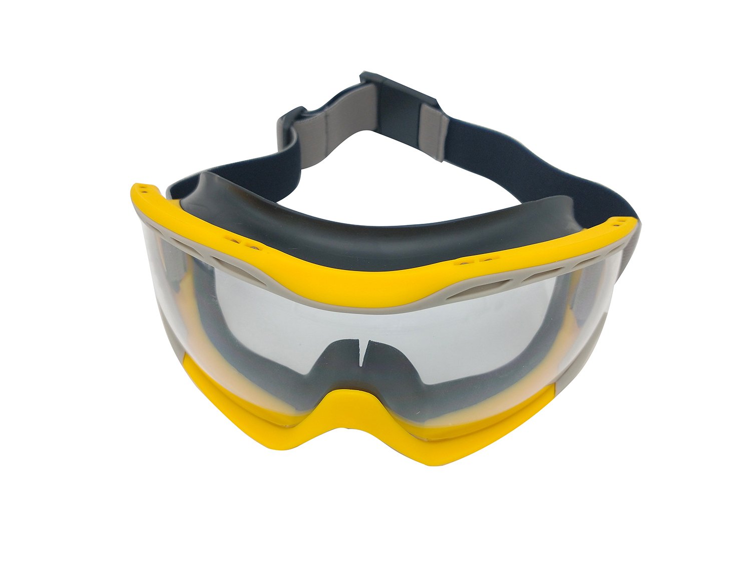 (image for) Zenport Safety Goggles SG274 Clear Lens, Flex Seal, Yellow