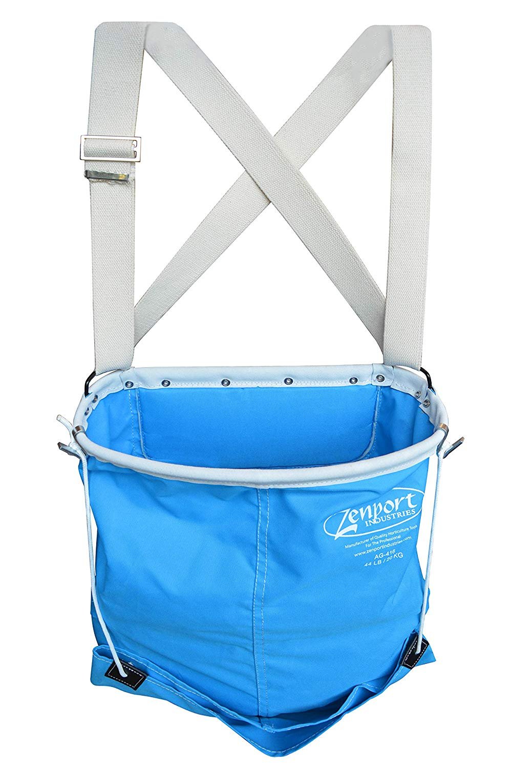 (image for) Zenport AG416 Picking Bag AgriKon 44-Pound Wire Rim Soft Shell Harvest Fruit, Pear/Apple Picking Bag