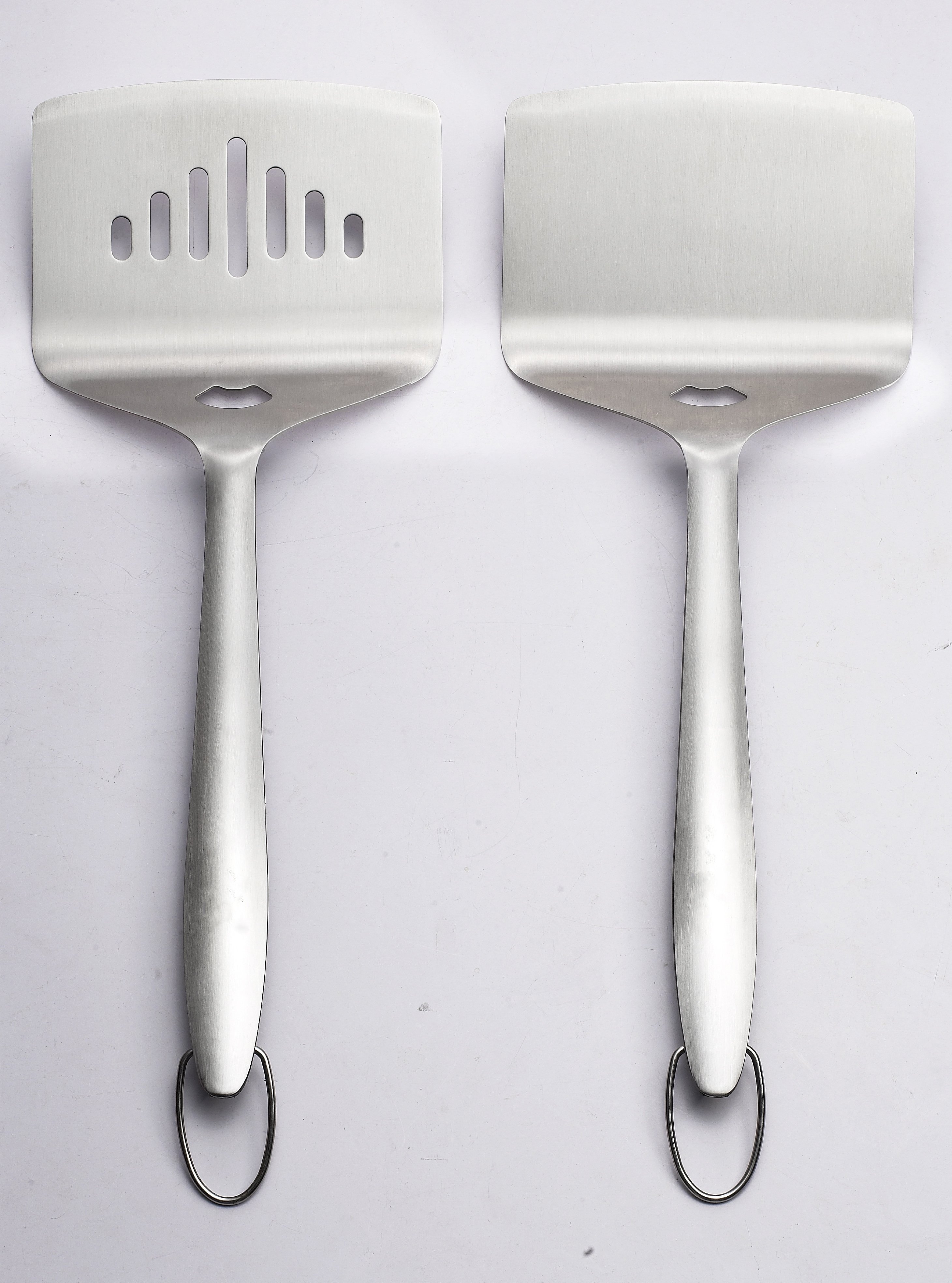 (image for) Zenport ZenUrban 880006C 7-Inch Wide Fish Turner Slotted Spatula, Stainless Steel