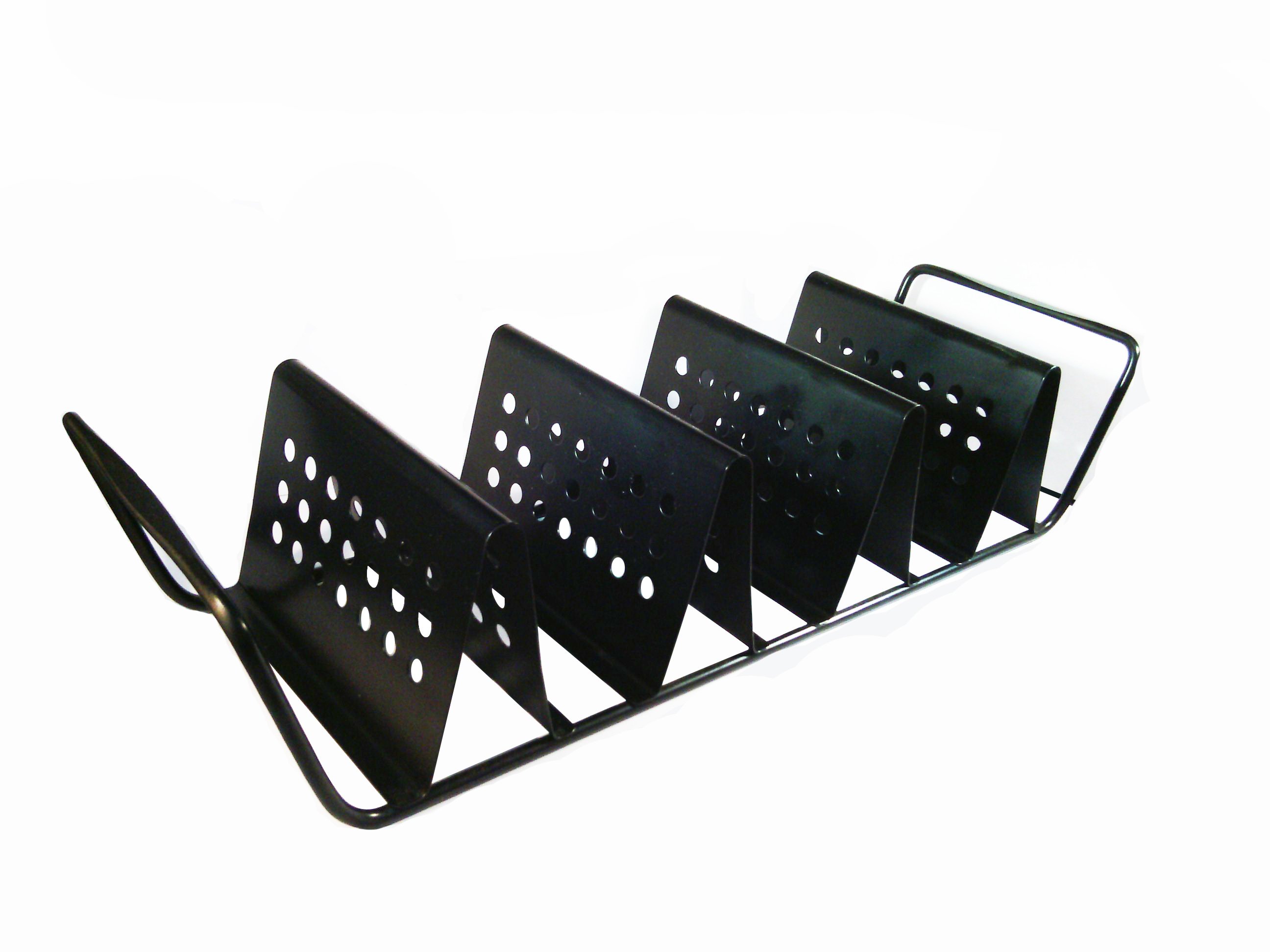 (image for) Zenport ZenUrban 870015 3-Taco Cooking Grill Rack, Nonstick