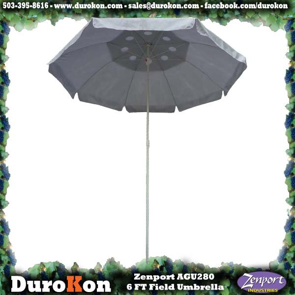 (image for) Zenport Umbrella AGU330T Tilt 6-Foot by 1 1/2-inch Pole