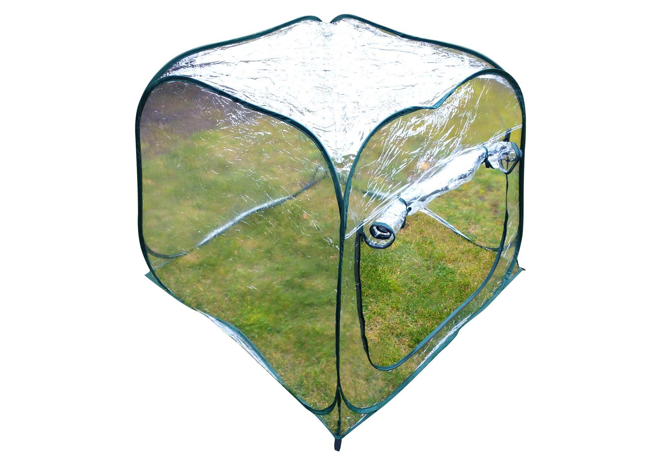 (image for) Zenport Pop-Up Greenhouse WS3241 47.3 x 47.3 x 39.4-inches