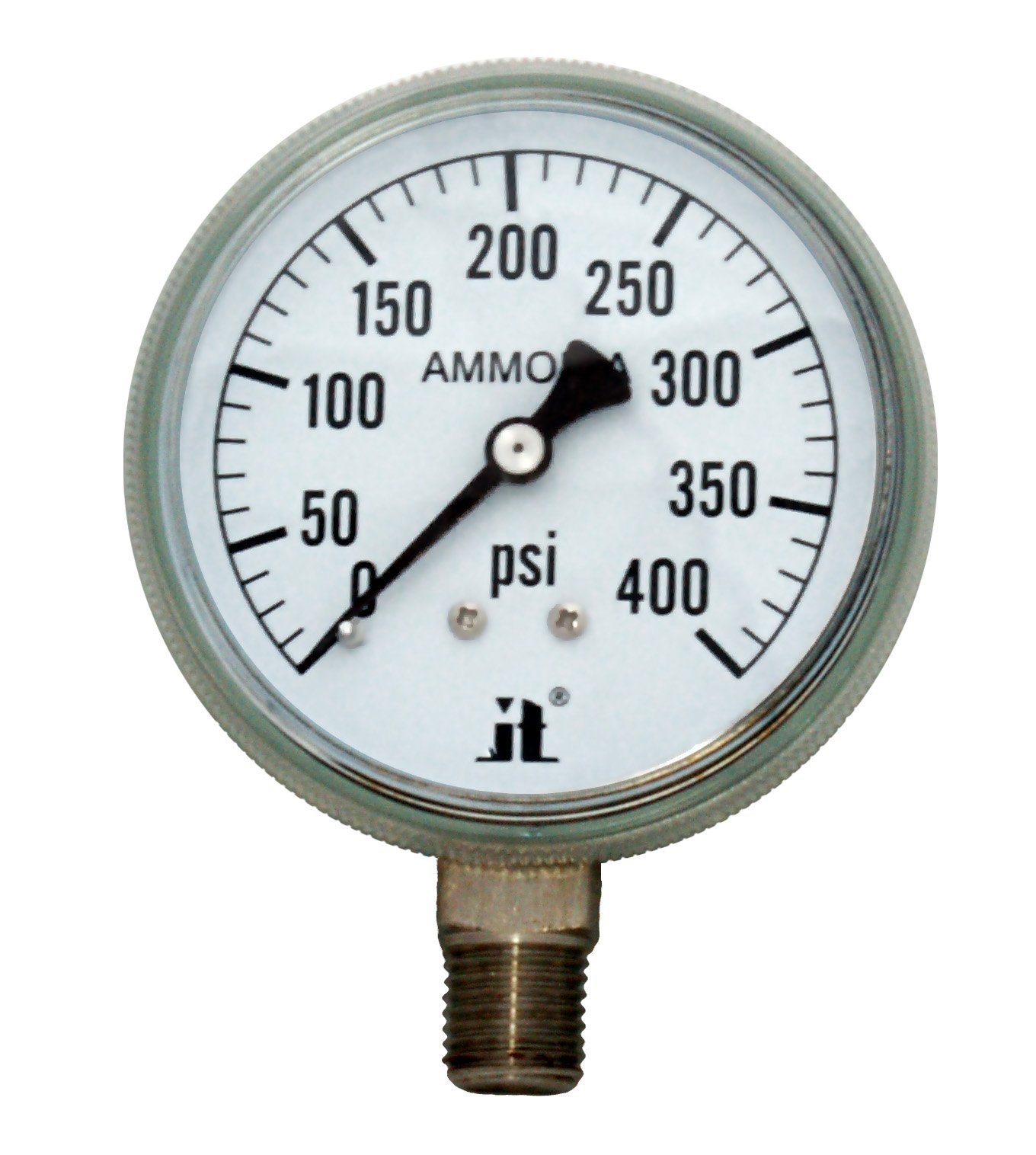 (image for) Zenport Zen-Tek Pressure Gauge APG400 Ammonia Gas Pressure Gauge, 0-400 Psi