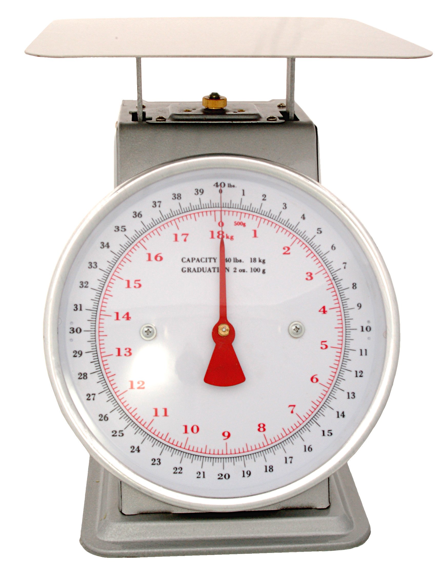 (image for) Zenport Accuzen Scale AZD40 Mechanical Platform Dial Scale, 40 Pound, For weighing fruits and vegetables