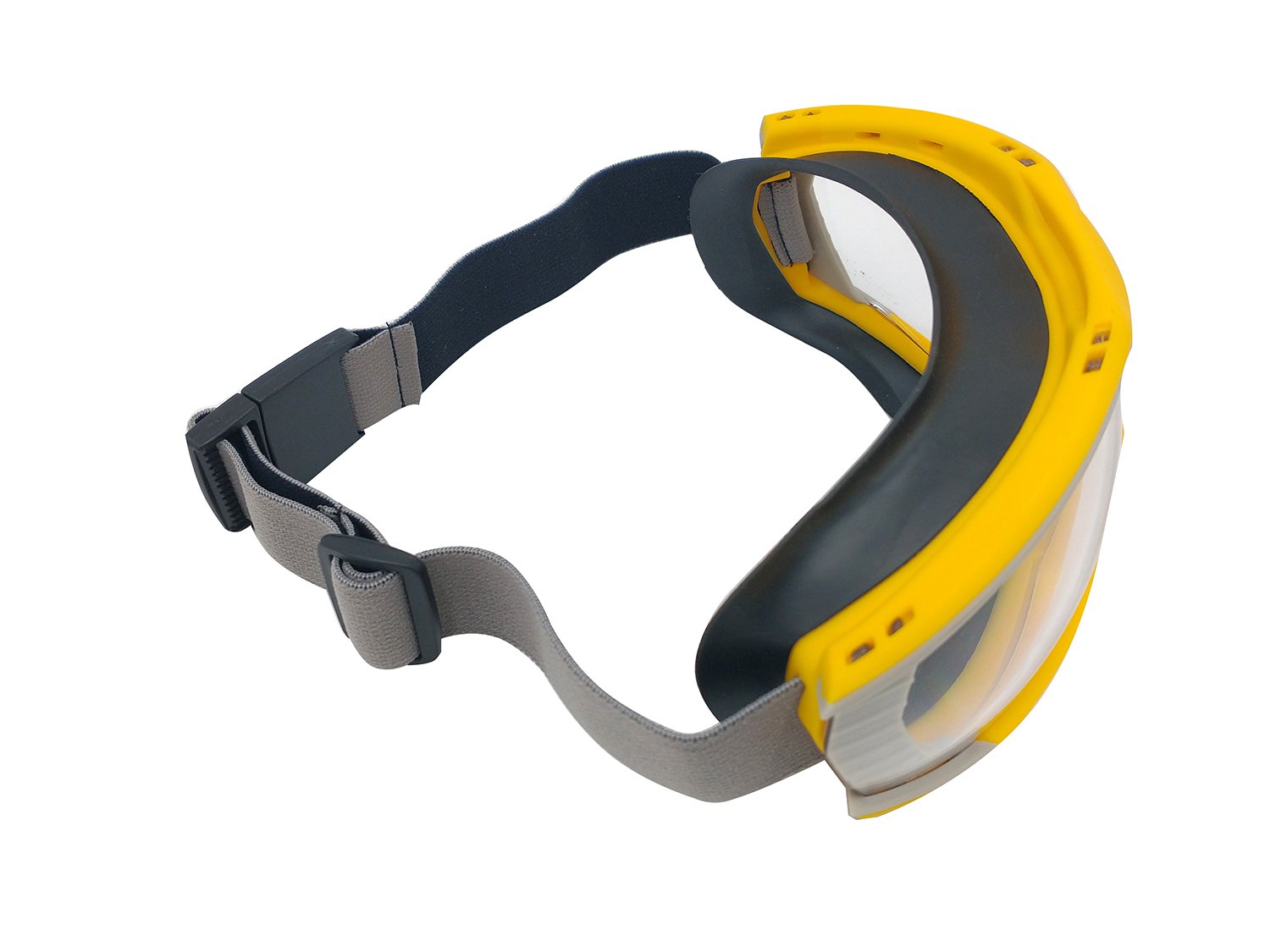 (image for) Zenport Safety Goggles SG274 Clear Lens, Flex Seal, Yellow