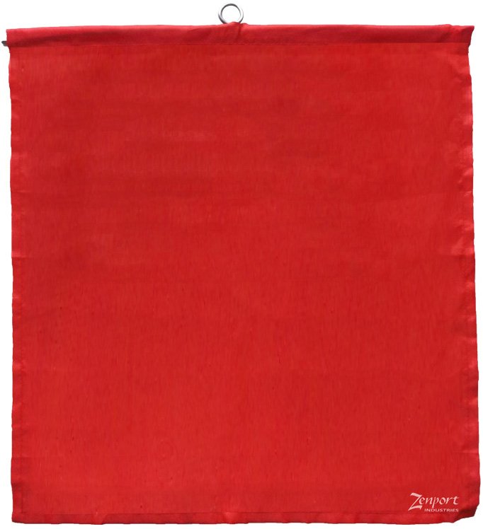 (image for) Zenport Safety Flag AG4041 Red Safety Flag, Tailgate Style, Wire Spreader, 16 1/2 x 17 1/2-Inches