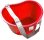 (image for) Zenport Picking Kidney Bucket AG430R AgriKon Plastic 22qt Kidney Shaped Picking Pail Bucket with Strap