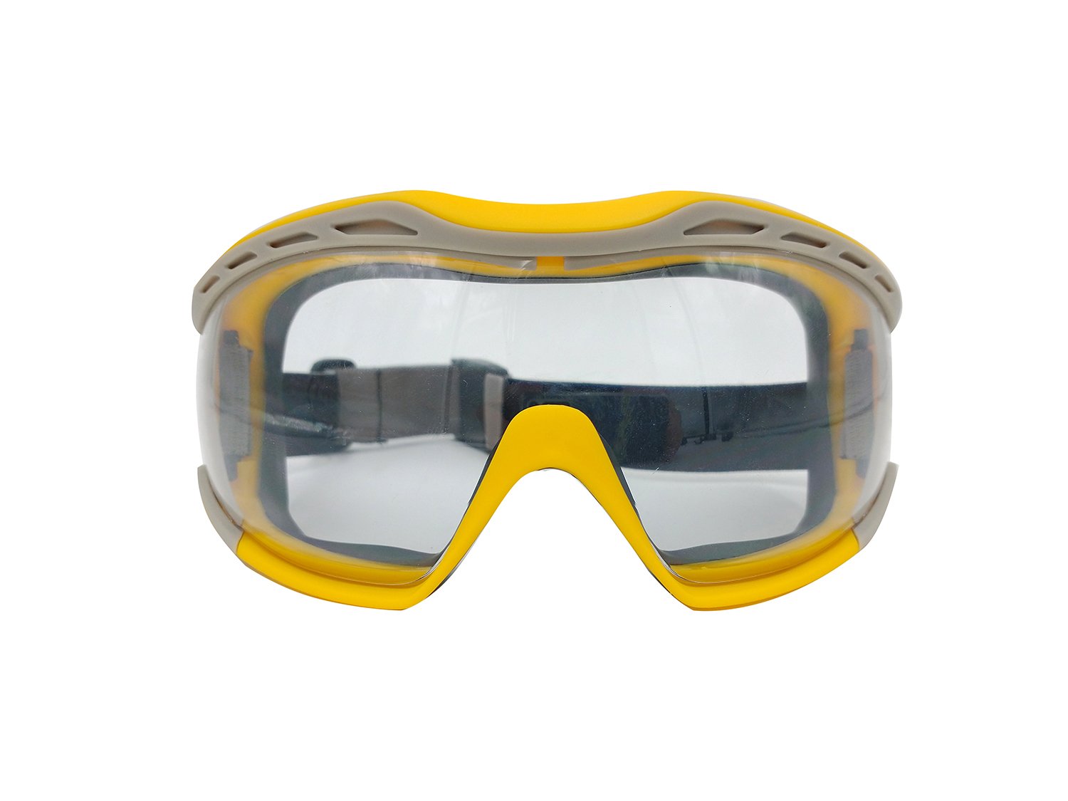 (image for) Zenport Safety Goggles SG274 Clear Lens, Flex Seal, Yellow