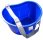(image for) Zenport Picking Kidney Bucket AG430B AgriKon Plastic 22qt Kidney Shaped Picking Pail Bucket with Strap