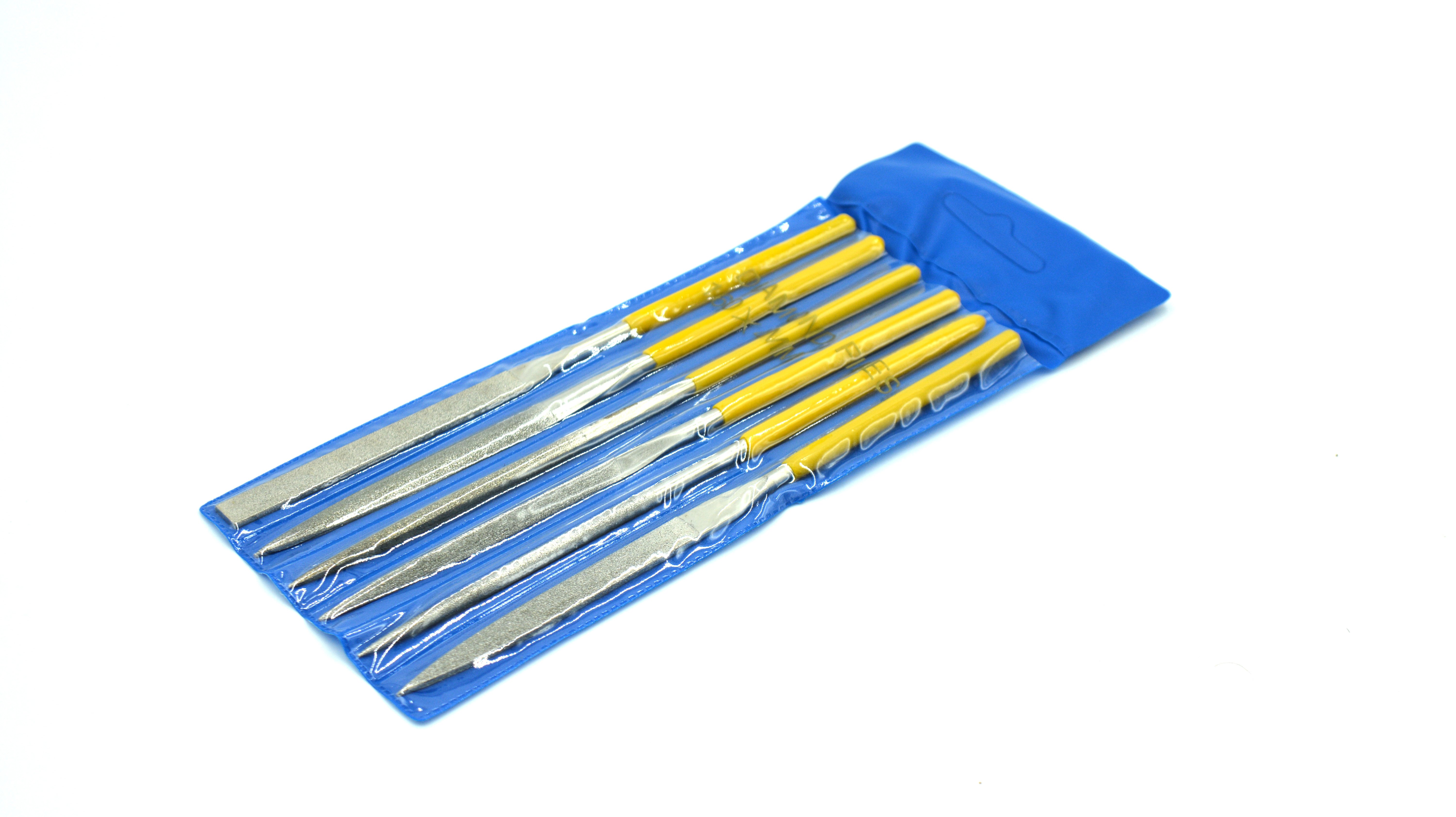 (image for) Zenport 6-piece Diamond File Set AGF170 Assorted Types, 6.25-inch Long