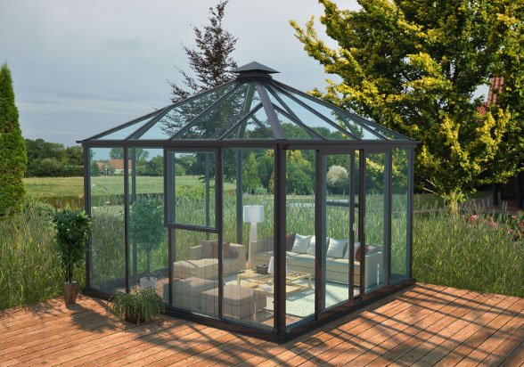 (image for) Zenport Babylon Sunroom SH10Z1-2, 110.3-SqFt, 10.5 X 10.5-Feet