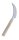 (image for) Zenport Sickle K206 Berry Knife/Weeding Sickle, Wood Handle, A+ Grade, Stainless Steel, Serrated 4.3-Inch Blade