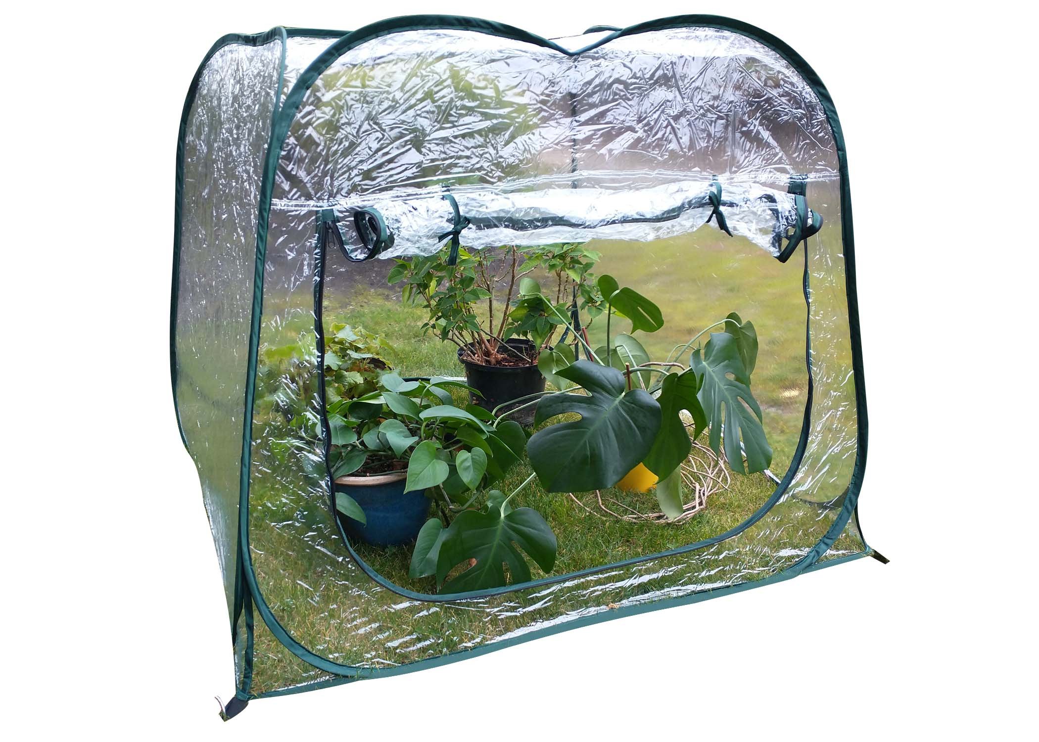 (image for) Zenport Pop-Up Greenhouse WS3241 47.3 x 47.3 x 39.4-inches