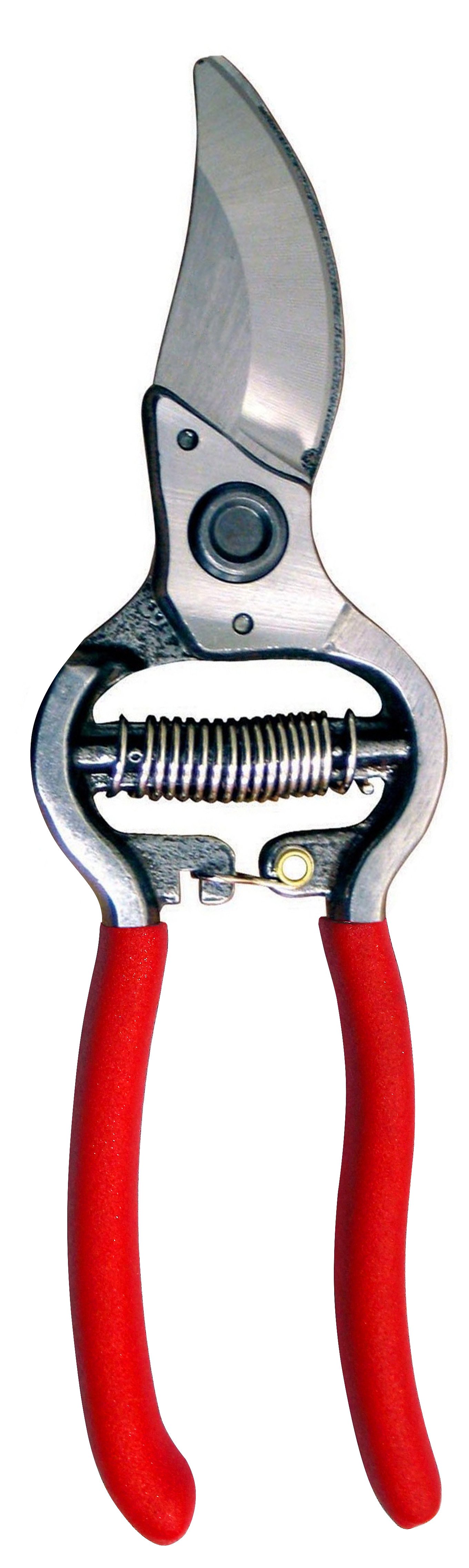 (image for) Zenport Z294 Pruner Ergonomic Forged Steel Pro, Red Handle, 1-Inch Cut, 8-Inch Long