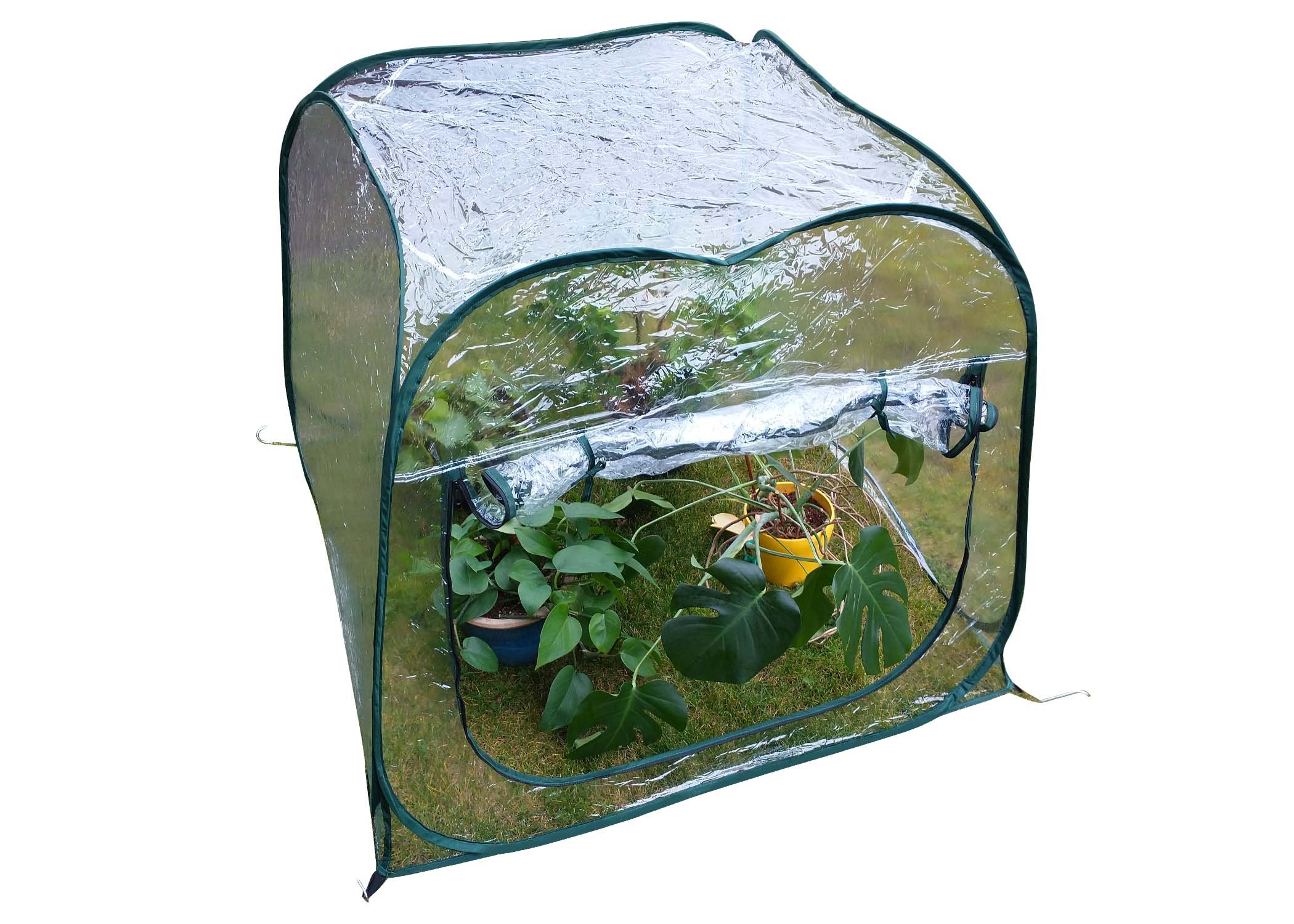 (image for) Zenport Pop-Up Greenhouse WS3241 47.3 x 47.3 x 39.4-inches