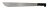 (image for) Zenport Machete MP18 18 inch Carbon Steel Blade, PVC Handle, w/Sheath