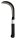 (image for) Zenport Sickle K310 Brush Clearing Sickle, 9-Inch SK5 Carbon Steel Blade, 9-Inch Aluminum Handle