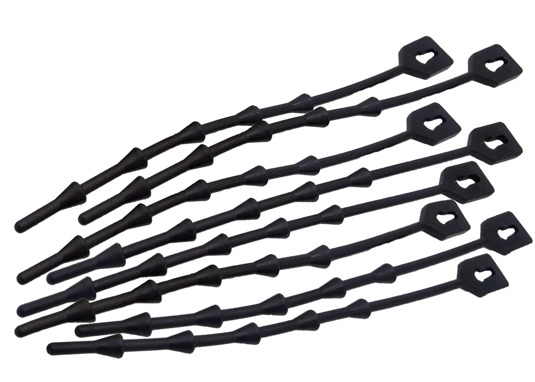 (image for) Zenport GA307 Lock Ties, Reusable, 6.5-Inch, 15-Pack, Black