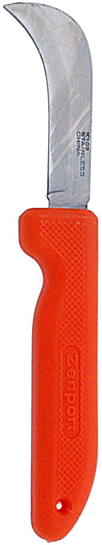 (image for) Zenport Landscape Sod Knife K103 Harvest/Utility Knife, 3-Inch Straight Stainless Steel Non-Serrated Blade