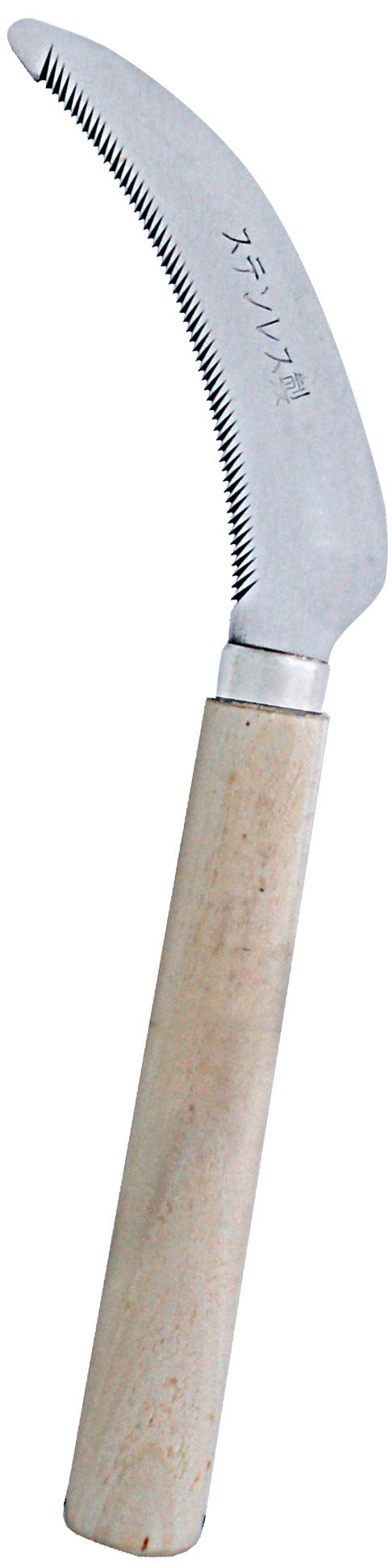 Zenport Sickle K206B3 Berry Knife/Weeding Sickle, Wood Handle, A+ Grade, Stainless Steel, Deep Serration, 3-Inch Blade (image for) Zenport Sickle K206B3 Berry Knife/Weeding Sickle, Wood Handle, A+ Grade, Stainless Steel, Deep Serration, 3-Inch Blade
