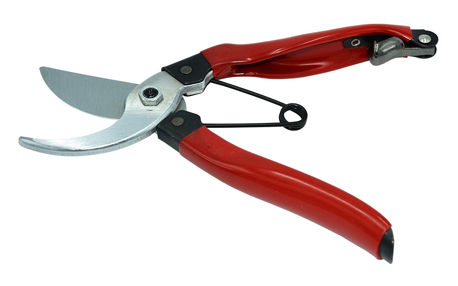 (image for) Zenport Z930 Pruner SK5 Japanese Steel, 1-Inch Cut, 8-Inch Long, Red Handle