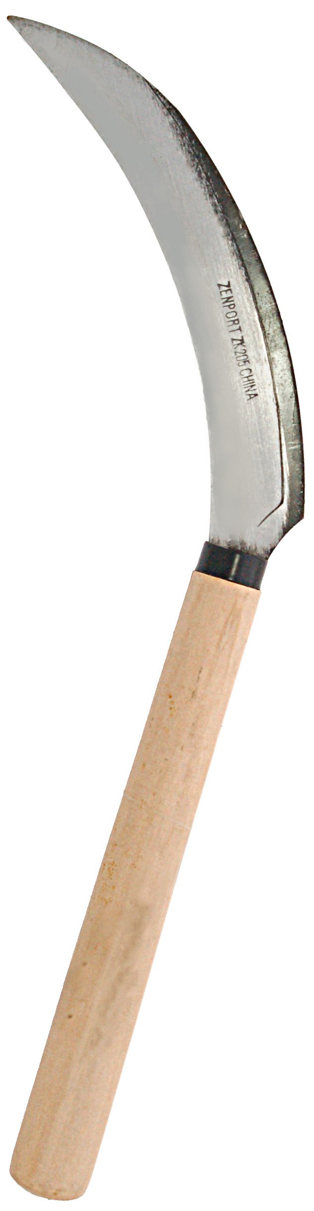 Zenport Sickle K205NS Harvest Knife Weeding, Berry, Lavender, Vegetable, Landscape, Wood Handle, Straight Edge, 6.5-Inch Blade (image for) Zenport Sickle K205NS Harvest Knife Weeding, Berry, Lavender, Vegetable, Landscape, Wood Handle, Straight Edge, 6.5-Inch Blade