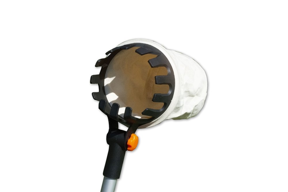 (image for) Zenport Fruit Picker ZL750 Telescopic 63-inch Pole, Canvas Bag