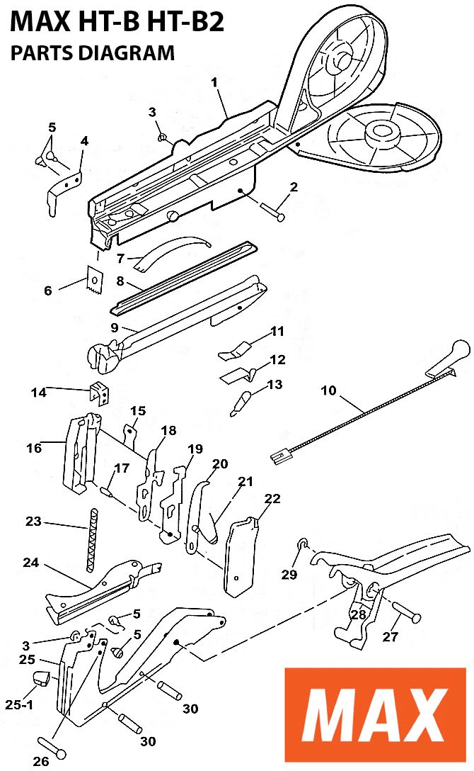 (image for) MAX Tapener Part KK23006 Compression Spring 3006 Fits MAX HT-B HT-B1 HT-B2 ZL919 ZL100 ZL99 #23