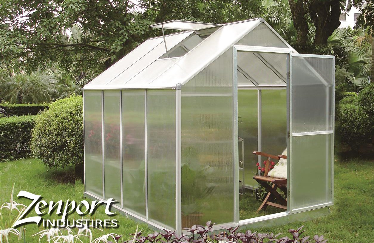 (image for) Zenport Walk-In Greenhouse SH7901 (L) 103 x (W) 78 x (H) 81 inch Aluminum Frame