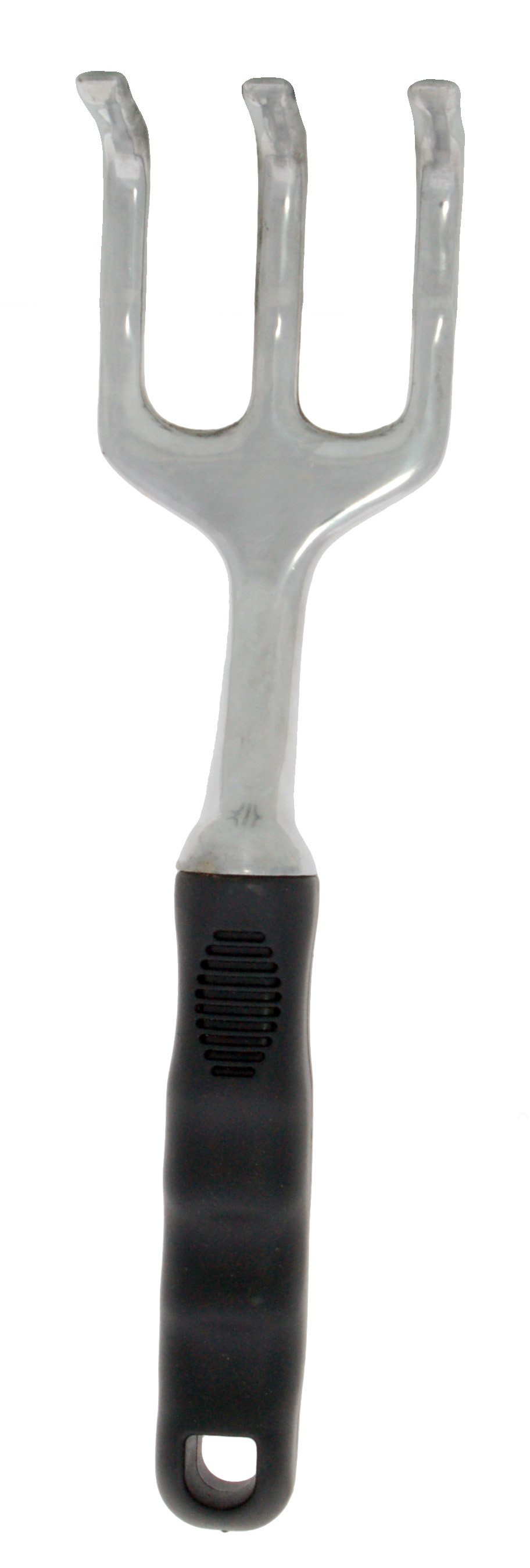 (image for) Zenport Garden Cultivator 15308A Aluminum 3-Tine Cultivator, Ergonomic Cushion Grip