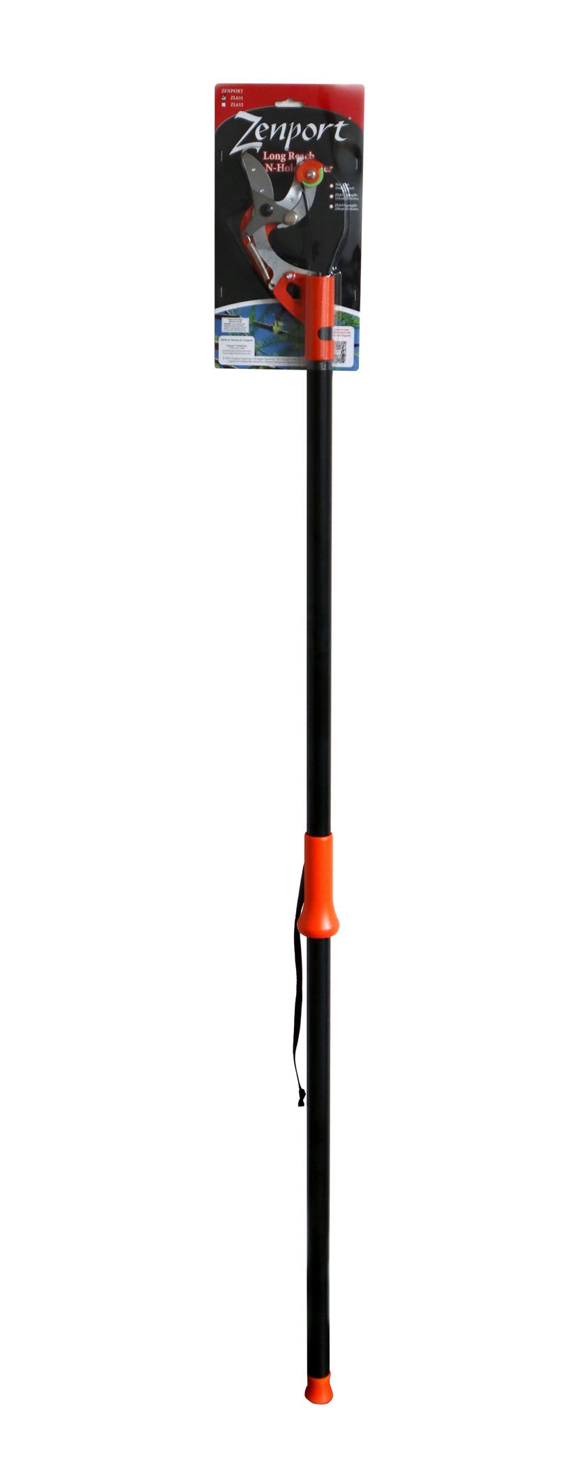 (image for) Zenport Pole Pruner ZL631 60-Inch, .5-Inch Cut, Cut-N-Hold, Pump-Action, Draw-Cord, For Pruning Fruit Trees
