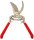 (image for) Zenport Z290 Pruner Classic Forged Steel Pro, Red Cushion Grip, 1-Inch Cut, 8-Inch Long