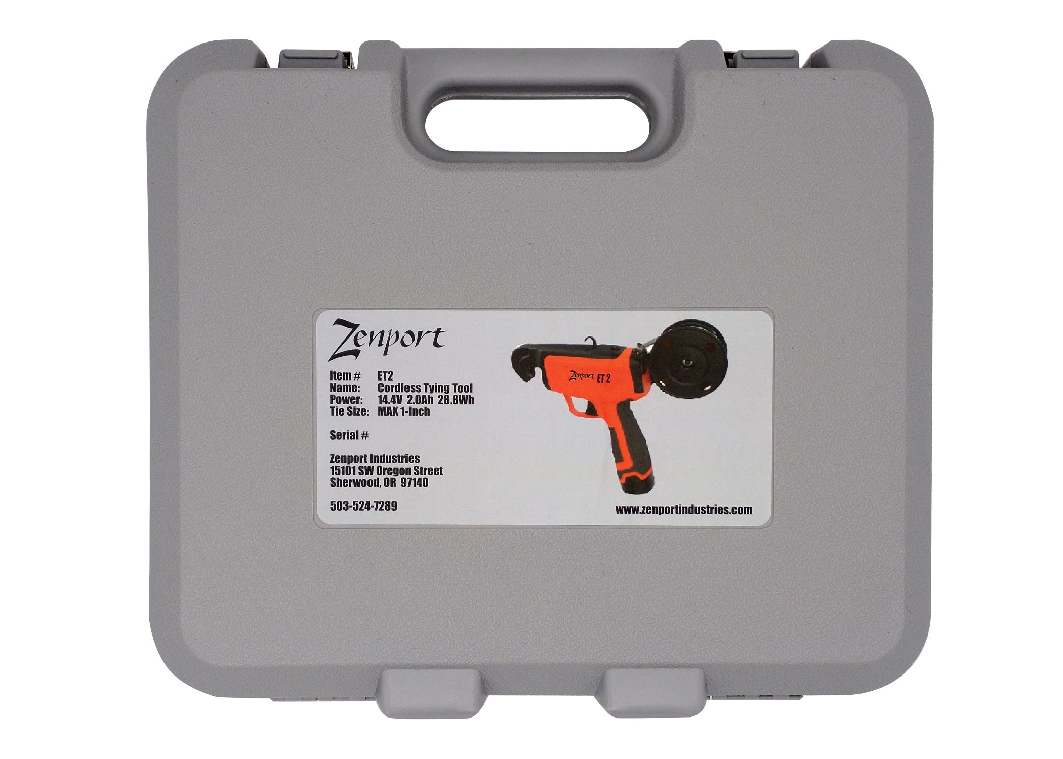 (image for) Zenport ET2 Cordless Electric Plant Tying Tool, Battery Powered, Hand-Held, Twist Tie Machine