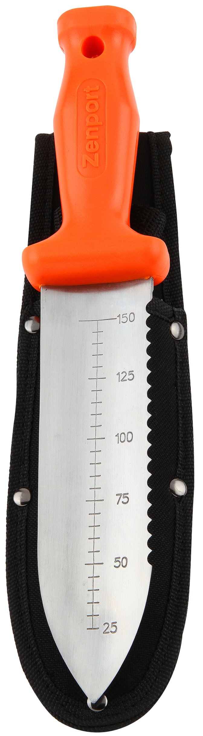 (image for) Zenport Soil Knife K246 Deluxe ZenBori Soil Knife with Sheath, Ultimate Gardening Tool, Japanese Hori Hori Knives