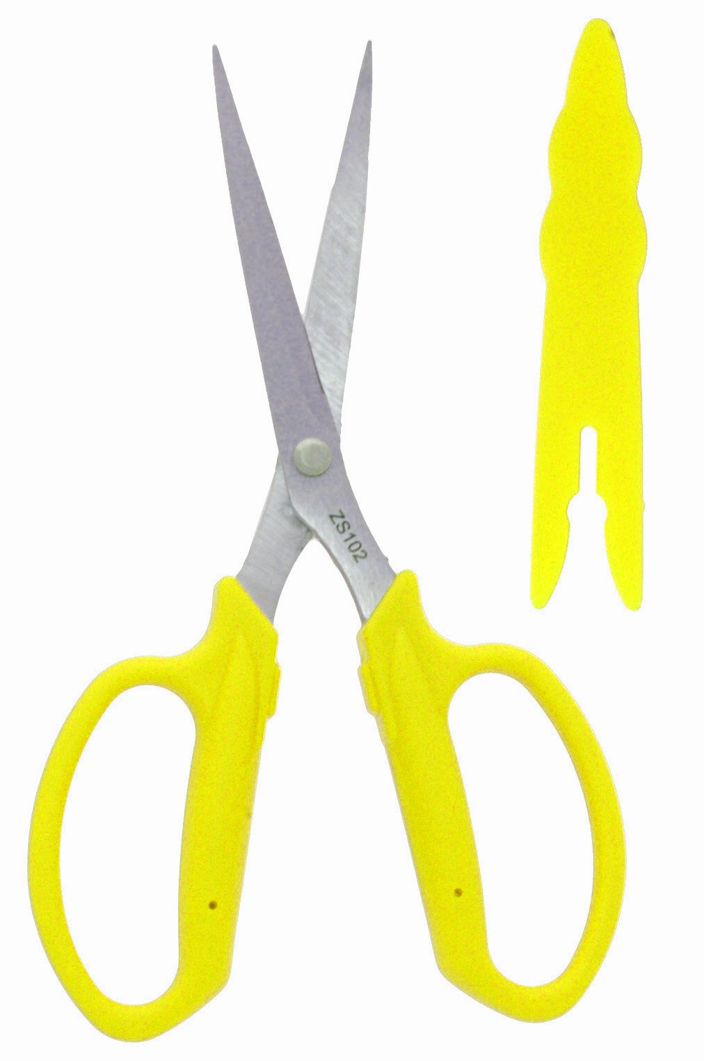 (image for) Zenport Scissors ZS102 Floral Scissors with Chrome-Plated Blade and Safety Cap, 3-Inch Blade