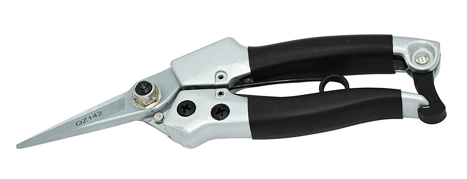 (image for) Zenport QZ142 Pruner, Hoof Trimmer, Floral Bunch Cutter, Angle Blade, 7-Inch