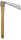 (image for) Zenport Garden Hoe J6-02 Hoe 5-Inch by 3.25-Inch Stainless Steel Blade Head