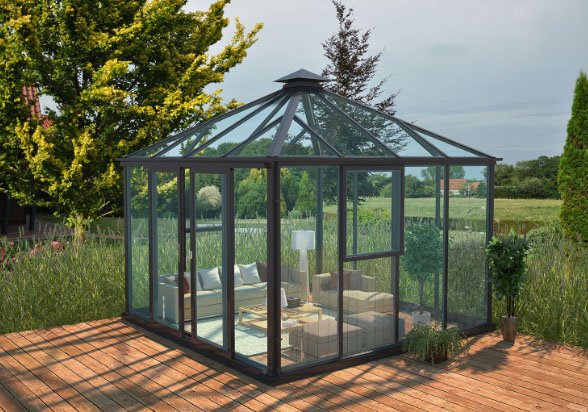 (image for) Zenport Babylon Sunroom SH10Z1-2, 110.3-SqFt, 10.5 X 10.5-Feet
