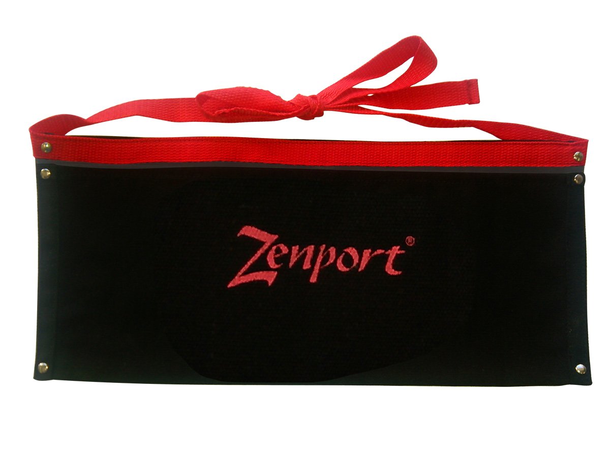 Zenport Apron AG4031 Heavy Duty Black Canvas Single Pocket Apron Pouch, 17 x 7 3/4-Inches (image for) Zenport Apron AG4031 Heavy Duty Black Canvas Single Pocket Apron Pouch, 17 x 7 3/4-Inches