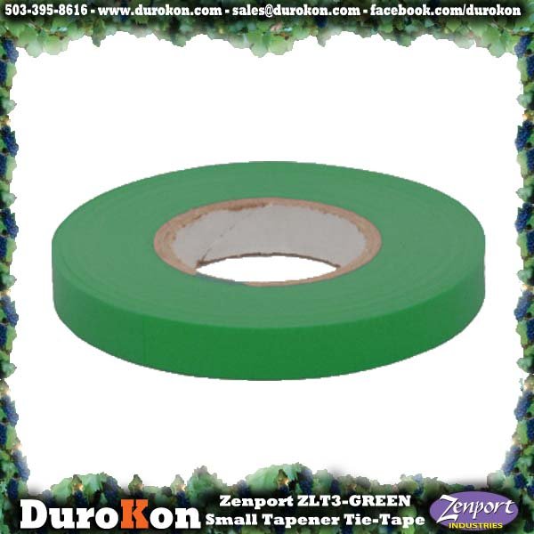 (image for) Zenport Plant Tie Tape ZL0012G Small Tapener Green Plant Tie Tape, 50-Feet, 6-MIL (ZL99/MAX HTB)