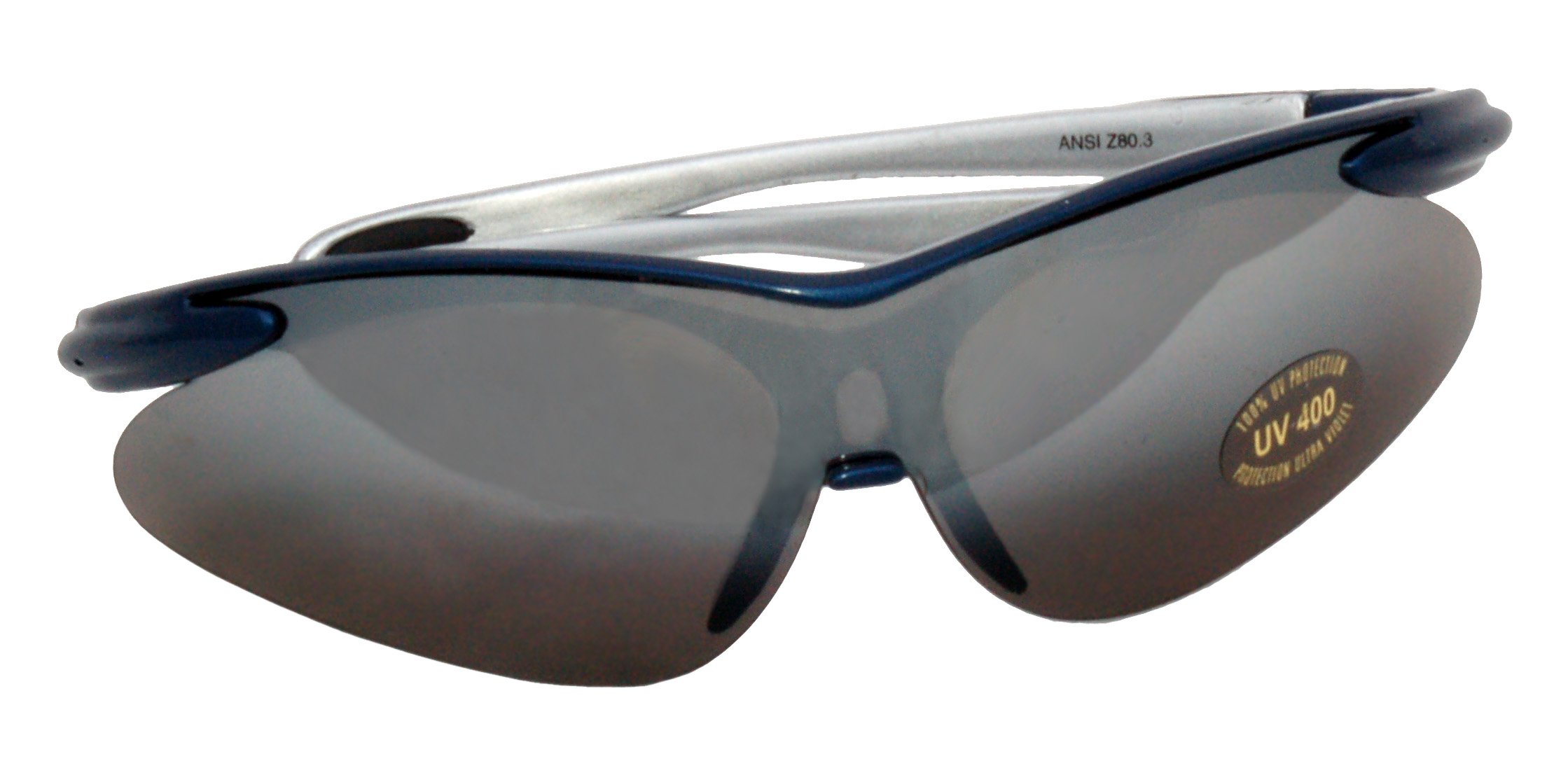 Zenport Safety Glasses SG2681 Stylish Blue Curved, UV Treated/Coated, Eye Protection (image for) Zenport Safety Glasses SG2681 Stylish Blue Curved, UV Treated/Coated, Eye Protection
